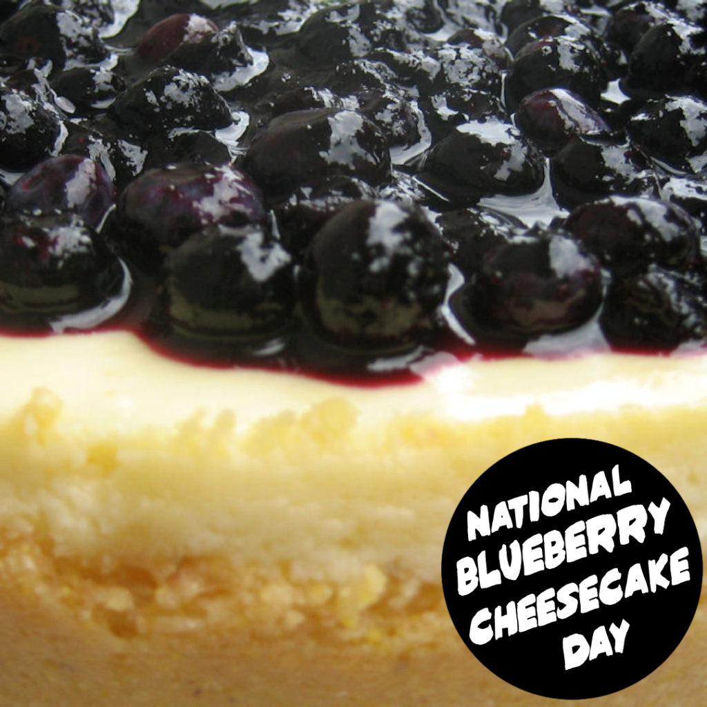 National Blueberry Cheesecake Day! The Vault Wine Bar